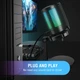 Игровой USB микрофон FIFINE AmpliGame A6NEO RGB конденсаторный для стрима ПК PS5 PS4 Switch ноутбука, сенсорный mute - изображение 3