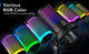 Игровой USB микрофон FIFINE AmpliGame A6NEO RGB конденсаторный для стрима ПК PS5 PS4 Switch ноутбука, сенсорный mute - изображение 8