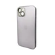 Чохол для смартфона AG Glass Matt Frame Color Logo for Apple iPhone 15 Titanium Grey - изображение 1