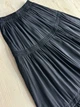 Юбка женская FF-HFQ 1865 длинная ярусная с кружевом талия на резинке one size черная - изображение 3