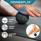 Массажный мяч PowerPlay PP-4350 Epp Massage Ball d8 см Черно/Голубой (PP-4350_Cyan_d8) - изображение 7