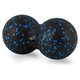 Масажний м'яч подвійний PowerPlay PP-4353 Epp foam peanut ball (d12*24cm.) Чорно/Синій - изображение 3