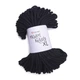 Шнур товстий Macrame Braided XL 10мм 1000г чорний (№750) - зображення 1