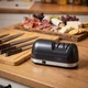 Электрическая точилка для ножей Adler AD 4508 60W двухступенчатая система быстрая заточка кухонных ножей - изображение 8