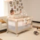 Кровать-манеж Kinderkraft Leody UP с пеленатором Beige (KCLEODUPBEG00AC) (00-00305404) - изображение 9