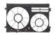 Дифузор радіатора VW Caddy / Audi A1 / A3 / Skoda Octavia / Superb 1.2-3.6 03- DPA 11210808502 - зображення 1