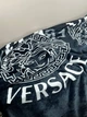 Плед-покоривало з флісу Versace ТТ-А-ТЕТ Велофт (мікрофібра) 200×230 см чорний з білим принтом PM-126 - зображення 3