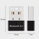 Bluetooth адаптер USB 5.3 для компьютера ноутбука блютуз адаптер Windows 11/10/8.1 PAVLYSH DL33 - изображение 4