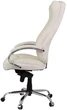 Крісло АКЛАС Бадалона CH MB (Шкіра Lux LC-W White/PU White) - зображення 3