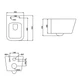 Інсталяція Grohe Rapid SL 38840000 (UA3873200A) з панеллю змиву Skate Cosmopolitan 38732000 + унітаз Devit Linea Rimless DLI30401111W Vortex Flush з сидінням Soft Close дюропласт - зображення 15
