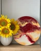 Fluid art box у кольорах знаку зодіаку Лев з епоксидною смолою, 48 см круг - изображение 3