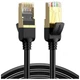 Патч-корд 15м, F/FTP cat 7 RJ-45 black Ugreen (U_11274) - изображение 1