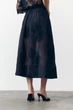 Спідниця міді з тенселу Tencel Bloom Skirt Black в чорному кольорі LiLove 411 L - зображення 2
