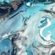 Подарунковий набір Fluid art для створення картини Ocean Heart 48 см круг - изображение 3