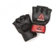 Рукавички для тренінгу ММА Reebok Gloves Leather розмір S, чорно-червоні - изображение 1