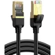 Патч-корд 2м, F/FTP cat 7 RJ-45 black Ugreen (U_11269) - изображение 1