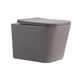 Унітаз підвісний Qtap Tern Ultra Quiet 520×345×325 мм, Stone grey, з сидінням Slim Duroplast / Soft-close / Quick Release - зображення 1