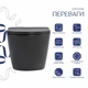 Унітаз підвісний Qtap Robin Ultra Quiet 520×365×340 мм, Anthracite, з сидінням Slim Duroplast / Soft-close / Quick Release - зображення 3