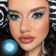 Синие контактные линзы - Блу 1 2шт. от ELITE Lens - изображение 6