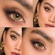 Коричневые контактные линзы с диоптриями Айс Милк Браун 2 шт.-1.0 ELITE Lens - изображение 6