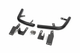 Задние уголки AK003 Черные (2 шт., нержавейка) для Toyota Land Cruiser Prado 120 2002-2009 гг - изображение 10