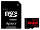 Карта пам'ятi Apacer microSDXC 64GB U1 V10 A1 R100 + adapter (100/10 MB/s) (7005390) - изображение 1