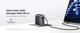 Сетевое зарядне пристрій Anker Laptop GaN Charger 140W, 3xUSB-C PD3.1 & 1xUSB-A w Display and Cable Чорний (7121460) - зображення 3