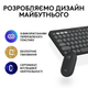IT набір Logitech Pebble 2 Combo - Tonal Графітовий - US INT'L - 2.4GHZ/BT (6915632) - изображение 6