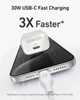 Мережевий зарядний пристрій Anker PowerPort 511 Nano IV - 30W USB-C Білий (6962736) - изображение 5