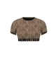 Жіночий топ-бралет Victoria's secret Cotton Short-Sleeve Bralette Crop Top Leo XS Тигровий - зображення 3