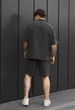 Літній комплект сорочка + шорти Staff mac dark gray XS темно-сірий - зображення 2