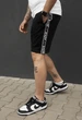 Мужские Шорты Трикотажные Стаф Черные С Логотипом Спортивные Шорты Staff Lam Black Logo XXL (389761) - изображение 3