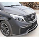 Капот V2 (2014-2019, Карбон) для Mercedes Vito/V-class W447 2014- гг - изображение 4