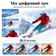 Цифрова камера DC101 4K з поворотним екраном 3.0" 180°, автофокус, 16x зум, vlog, селфі, компактна - зображення 6