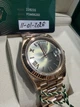Rolex Day-Date циферблат: Olive Green Roman Dial & Fluted Bezel, 18K Rose Gold - зображення 6