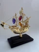 Фигурка с камнями Swarovski Парусник на подставке 10х9 см 160295 - изображение 1