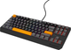 Клавіатура дротова Genesis Thor 230 TKL RGB Outemu Red Black-Orange (NKG-2081) - зображення 1