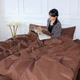 Постільна білизна MirSon Ranforce Elite 19-1217 Chocolate perla 143х210 (2200004669465) - зображення 2
