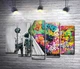 Модульная картина Love is all we need: діти змінюють картину сірості 100x68 см Модуль №4 (004893) - зображення 1