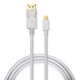 Кабель мультимедійний Mini Display Port to Display Port 1.8m 4K white Vinga (VCPMDPDP1.8WH) - изображение 1