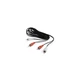 Кабель мультимедійний 2RCA to 2RCA 1.8m Cablexpert (CCA-2R2R-6) - изображение 1
