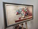 Картина гобеленовая Цветочная гармония в багетной раме 40x80см. №G325 - изображение 2