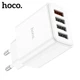 Сетевое зарядное устройство Hoco C102A 28.5W, 4×USB, QC3.0, быстрая зарядка, адаптер питания для смартфонов и гаджетов, белый - изображение 3
