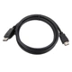 Кабель мультимедійний Display Port to HDMI 1.0m Cablexpert (CC-DP-HDMI-1M) - зображення 1