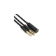 Кабель мультимедійний Jack 3.5mm to 2xJack 3.5 F Extradigital (KBA1646) - изображение 1