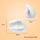 Мишка Logitech Lift for Mac Vertical Ergonomic Mouse Off White (910-006477) - изображение 10