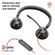 Навушники Poly Blackwire 3320-M USB-A/C (8X220AA) - изображение 4