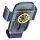 Автодержатель для телефона Baseus Metal Age II Gravity Car Mount SUJS000013, гравитационный держатель в дефлектор авто, серый - изображение 6