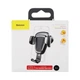 Автодержатель для телефона Baseus Gravity Car Mount Holder SUYL-01, гравитационный держатель смартфона в дефлектор авто, черный - изображение 2