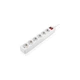 Мережевий фільтр живлення REAL-EL RS-6 Protect M 1.8m, white (EL122300031) - зображення 6